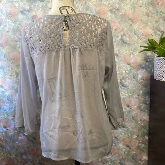 Maurice’s Sheer Lace Top - Picture 3 of 6